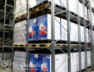 DRIVE-IN palečių stelažai