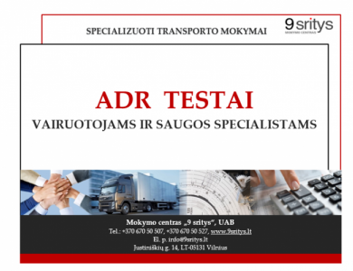 ADR A1, A2, A3, A4 TESTAI INTERNETU