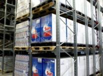 DRIVE-IN palečių stelažai